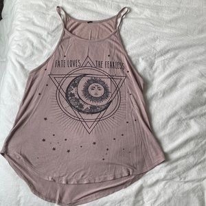 Fate Loves the Fearless tank top (small)